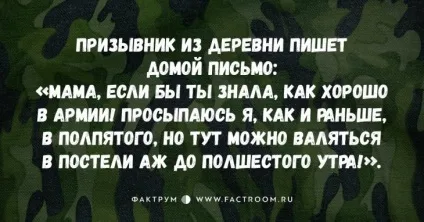 Десятка анекдотів про службу в армії, що приносить кілька хвилин здорового сміху - фактрум (армія) Десятка анекдотів про службу в армії, що приносить кілька хвилин здорового сміху - фактрум