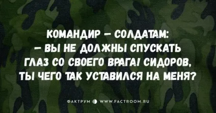 Десятка анекдотів про службу в армії, що приносить кілька хвилин здорового сміху - фактрум (10 анекдотів) Десятка анекдотів про службу в армії, що приносить кілька хвилин здорового сміху - фактрум