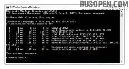 Діагностика мережі інтернет