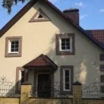 Дизайн штукатурного фасаду приватного будинку - 48 фото (фасаду) Дизайн штукатурного фасаду приватного будинку - 48 фото