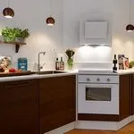 Дизайн кухні без верхніх шаф, домфронт (кухня без верху) Дизайн кухні без верхніх шаф, домфронт