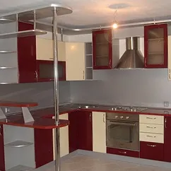Дизайн кухонь в будинках різних серій фото