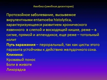 Дизентерія амебна - що це таке, причини, лікування, прогноз і результат