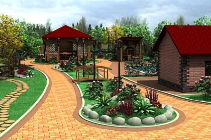 Доріжки з плитняка, технологія мощення, як зробити своїми руками фото (плитняк) Доріжки з плитняка, технологія мощення, як зробити своїми руками фото