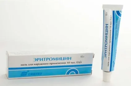 Ерітроміціновая мазь від прищів, інструкція і показання для шкіри (ерітроміціновая) Ерітроміціновая мазь від прищів, інструкція і показання для шкіри