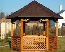 Шестигранна альтанка своїми руками креслення, розміри, фото (альтанка) Шестигранна альтанка своїми руками креслення, розміри, фото