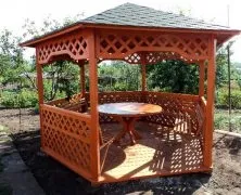 Шестигранна альтанка своїми руками креслення, розміри, фото (руками) Шестигранна альтанка своїми руками креслення, розміри, фото
