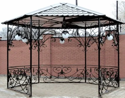 Шестигранна альтанка своїми руками креслення, розміри, фото (руками) Шестигранна альтанка своїми руками креслення, розміри, фото