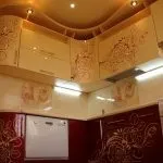 Гнуті фасади для кухні меблі з радісних фасадами, фото гарнітурів (кухні) Гнуті фасади для кухні меблі з радісних фасадами, фото гарнітурів