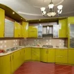 Гнуті фасади для кухні меблі з радісних фасадами, фото гарнітурів (фасади) Гнуті фасади для кухні меблі з радісних фасадами, фото гарнітурів