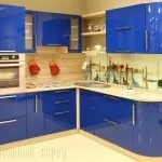 Гнуті фасади для кухні меблі з радісних фасадами, фото гарнітурів (гнуті) Гнуті фасади для кухні меблі з радісних фасадами, фото гарнітурів