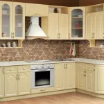 Гнуті фасади для кухні меблі з радісних фасадами, фото гарнітурів (меблі) Гнуті фасади для кухні меблі з радісних фасадами, фото гарнітурів
