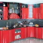 Гнуті фасади для кухні меблі з радісних фасадами, фото гарнітурів (фасади) Гнуті фасади для кухні меблі з радісних фасадами, фото гарнітурів