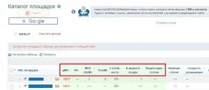 Google - каталог, f