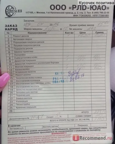 Група РЛД - ремонт дисків і шин, Київ - «група РЛД в москві - ремонт литих дисків і не тільки (дисків) Група РЛД - ремонт дисків і шин, Київ - «група РЛД в москві - ремонт литих дисків і не тільки