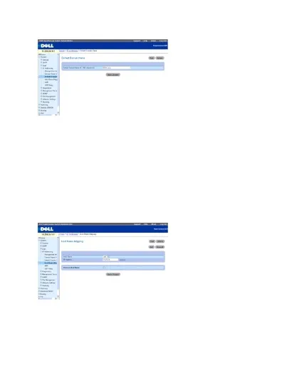 Host name mapping (прив'язка хоста домену), інструкція з експлуатації dell powerconnect 6248p,