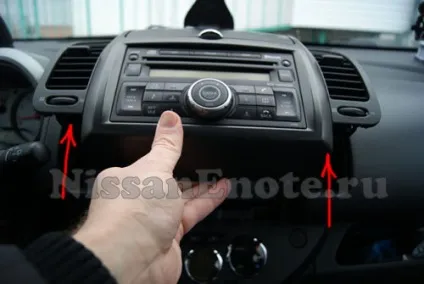 Інструкція по зняттю магнітол в різних моделях авто nissan (nissan) Інструкція по зняттю магнітол в різних моделях авто nissan