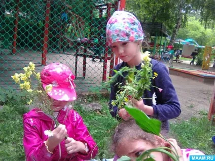 Виготовлення віночка з польових квітів (для вчителів) Виготовлення віночка з польових квітів