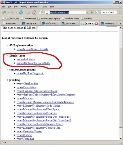 Java management extensions
