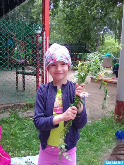 Виготовлення віночка з польових квітів ( «Виготовлення взуття солоного тіста») Виготовлення віночка з польових квітів