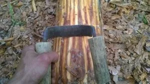 Як швидко очистити колоди від кори (очистити колоди кори) Як швидко очистити колоди від кори