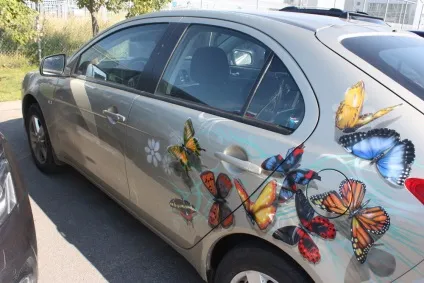 Як робиться аерографія на автомобіль (аерографія на авто трафарет для капота своїми руками) Як робиться аерографія на автомобіль