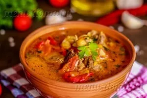 Шурпа з баранини по-узбецьки (простий рецепт) (простий) Шурпа з баранини по-узбецьки (простий рецепт)