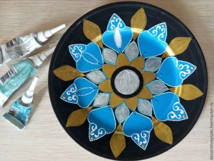 Як легко нанести малюнок на тарілку - ярмарок майстрів - ручна робота, handmade (точкова розпис) Як легко нанести малюнок на тарілку - ярмарок майстрів - ручна робота, handmade