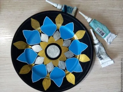 Як легко нанести малюнок на тарілку - ярмарок майстрів - ручна робота, handmade (годинник на стіну) Як легко нанести малюнок на тарілку - ярмарок майстрів - ручна робота, handmade