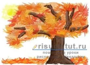 Як намалювати осінь олівцем поетапно - малюємо тут