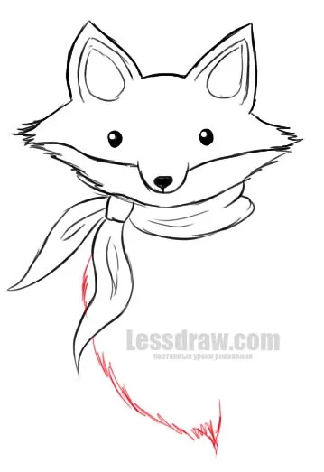 Як намалювати лисицю дитині, lessdraw (намалювати) Як намалювати лисицю дитині, lessdraw