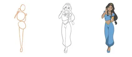 Як намалювати поетапно принцесу жасмин bzconnect (жасмин) Як намалювати поетапно принцесу жасмин bzconnect