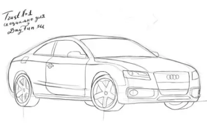 Як намалювати спортивну машину audi s5 coupe - уроки малювання - корисне на artsphera (коментарі) Як намалювати спортивну машину audi s5 coupe - уроки малювання - корисне на artsphera
