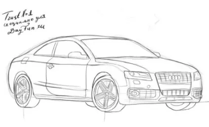 Як намалювати спортивну машину audi s5 coupe - уроки малювання - корисне на artsphera (мотив) Як намалювати спортивну машину audi s5 coupe - уроки малювання - корисне на artsphera