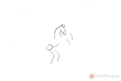 Як намалювати коня на дибах (намалювати) Як намалювати коня на дибах