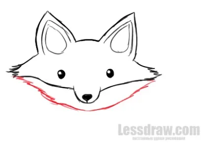 Як намалювати лисицю дитині, lessdraw (lessdraw) Як намалювати лисицю дитині, lessdraw