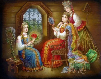 Як намалювати казку - аленький квіточку (казку) Як намалювати казку - аленький квіточку
