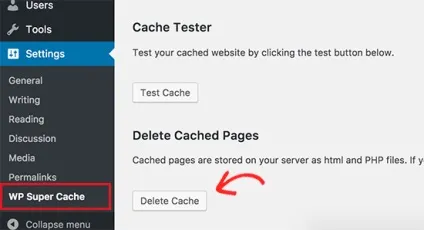 Як очистити кеш в wordpress, створення, просування сайтів, реклама в соціальних мережах