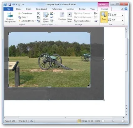 Як обрізати картинки в word, excel і powerpoint 2010 року (рисунок) Як обрізати картинки в word, excel і powerpoint 2010