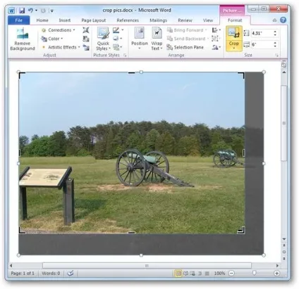 Як обрізати картинки в word, excel і powerpoint 2010 року (фото) Як обрізати картинки в word, excel і powerpoint 2010