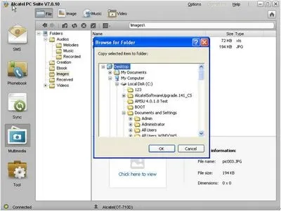 Як підключити alcatel до комп'ютера через usb (alcatel) Як підключити alcatel до комп'ютера через usb