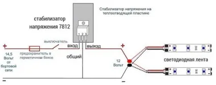 Як підключити світлодіодну стрічку в машині (світлодіодну) Як підключити світлодіодну стрічку в машині