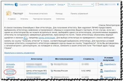 Як отримати персональний атестат webmoney (персональний атестат webmoney) Як отримати персональний атестат webmoney