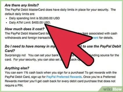 Як користуватися дебетовою карткою paypal (paypal) Як користуватися дебетовою карткою paypal