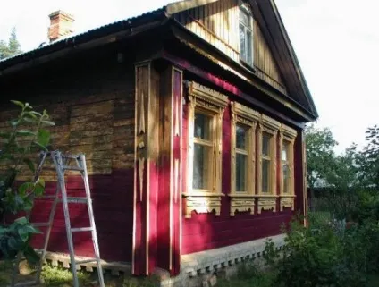 Фарба для дачі покриття для стін і інших поверхонь, інструкція по вибору, відео та фото (фарба для дачі пофарбувати стіни фарбування зовні) Фарба для дачі покриття для стін і інших поверхонь, інструкція по вибору, відео та фото