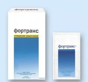 Проносний засіб фортранс дозування, склад, показання (ліки) Проносний засіб фортранс дозування, склад, показання