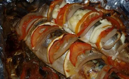 Скумбрія в духовці - рецепти приготування з фото (духовці) Скумбрія в духовці - рецепти приготування з фото