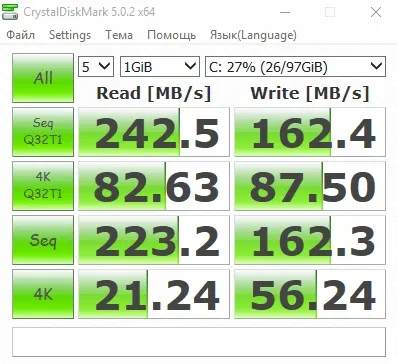 Як перевірити швидкість диска (hdd, ssd)