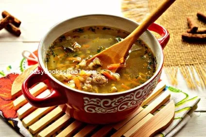 Як приготувати розсольник з солоними огірками і перловкою рецепт з фото крок за кроком, легкі рецепти (огірками) Як приготувати розсольник з солоними огірками і перловкою рецепт з фото крок за кроком, легкі рецепти