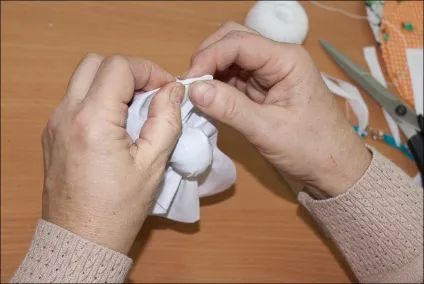 Як зробити ляльку з клаптів з малюком, рукоділля (Вийшла така заготовка) Як зробити ляльку з клаптів з малюком, рукоділля